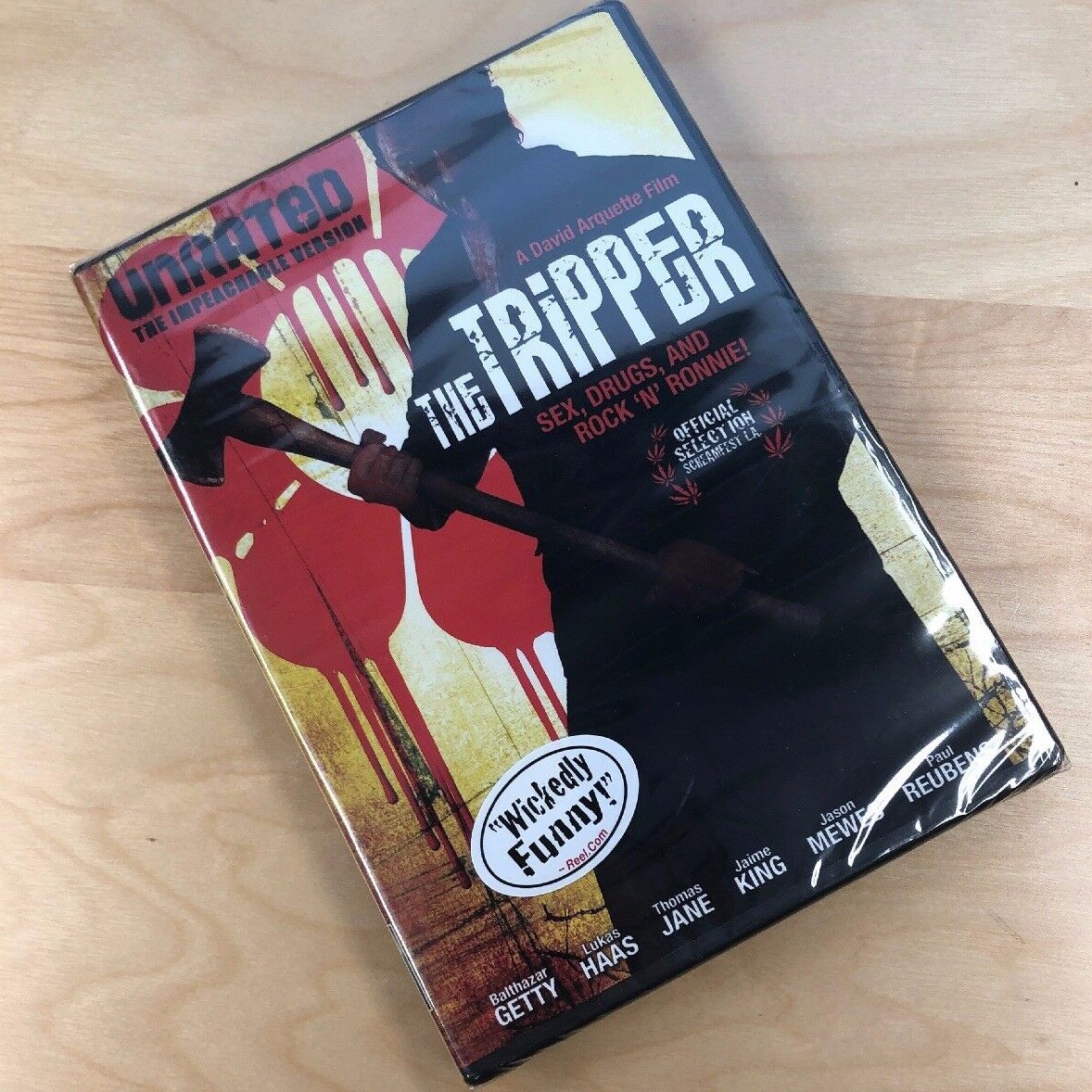 THE TRIPPER Slasher Horror UNRATE DVD David Arquette Jamie King Jason Mewes NEW