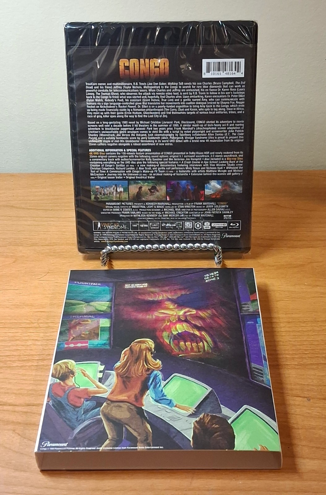 Congo (1995) 4K/UHD Blu-ray w/ Slipcover – Box Slipcase – Booklet – New Sealed