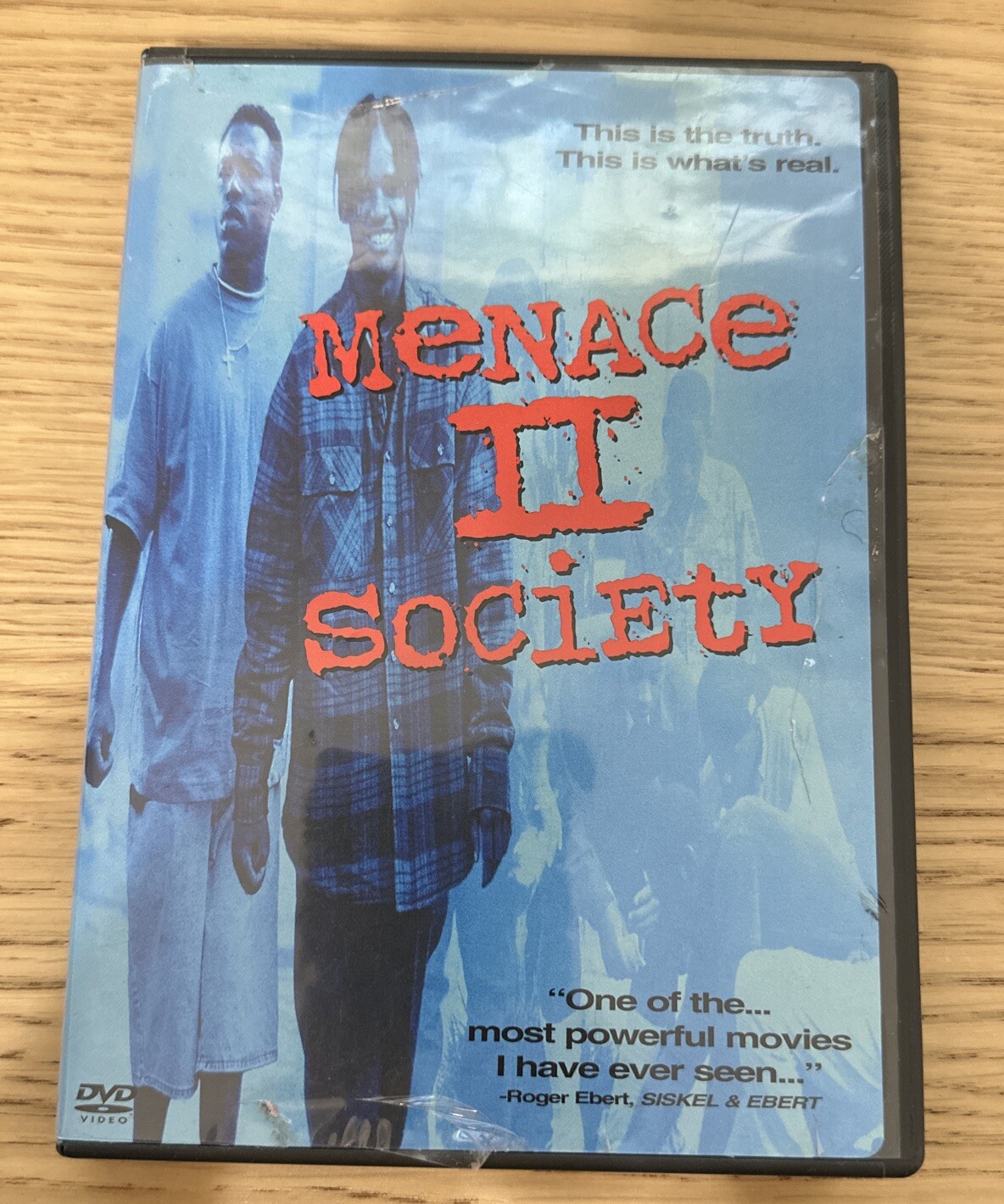 Menace II Society (DVD, 1997) New Line snapcase Standard & Widescreen 1993