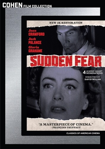 SUDDEN FEAR New Sealed DVD 1952 Joan Crawford Jack Palance