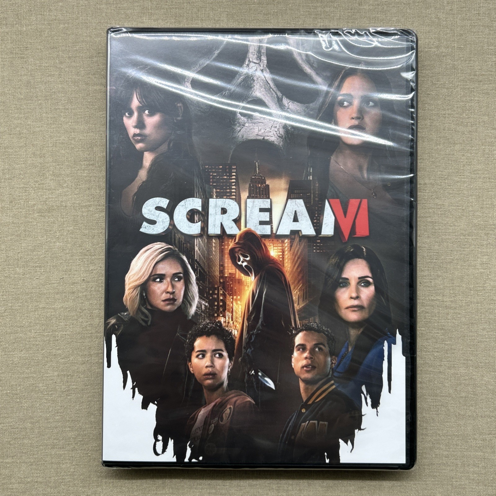 Scream VI (6) (DVD 2023 NEW) Sequel Slasher Horror Melissa Barrera Jenna Ortega