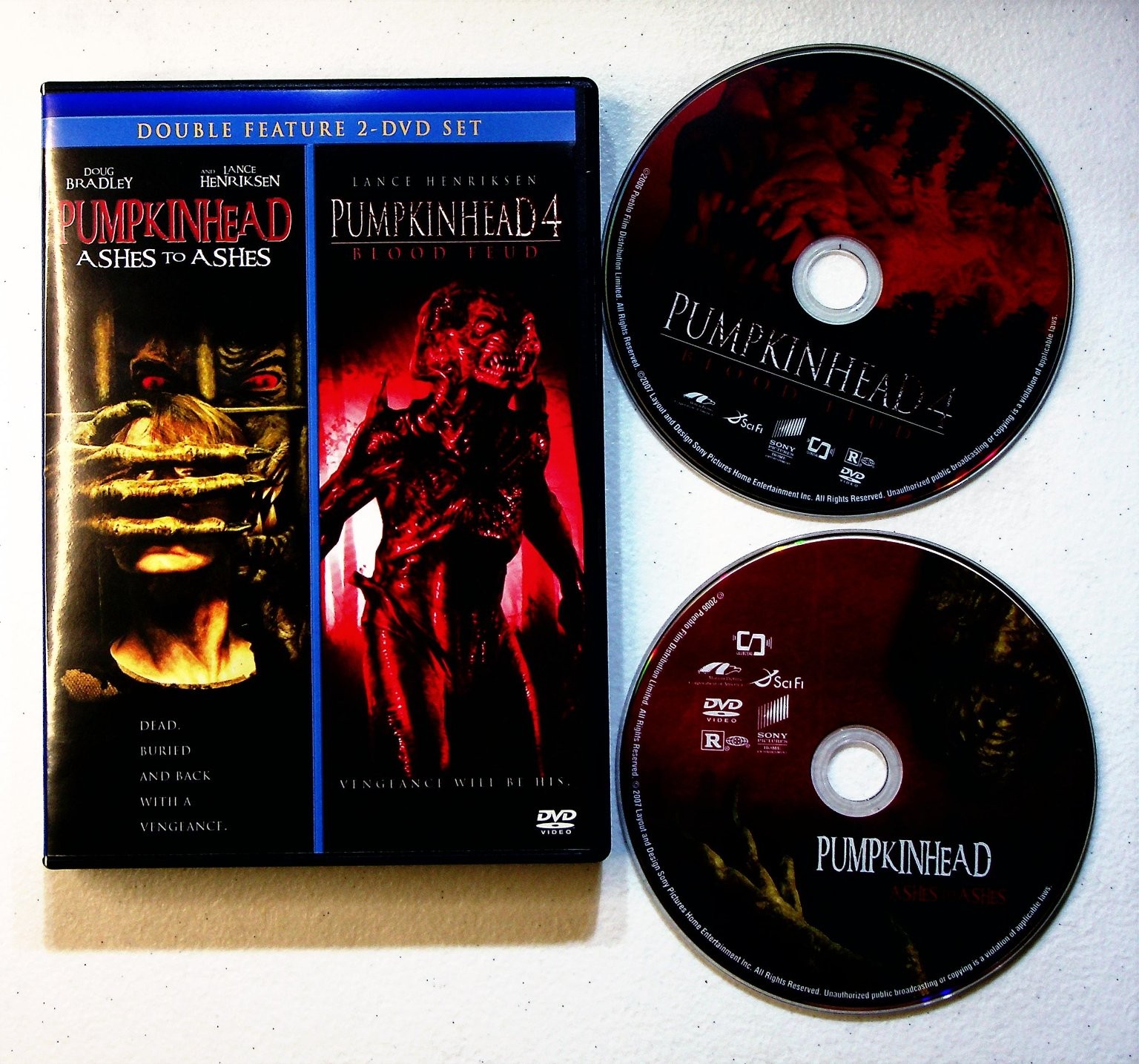 Pumpkinhead Double Feature 2-DVD Set (2007) Doug Bradley, Lance Henriksen