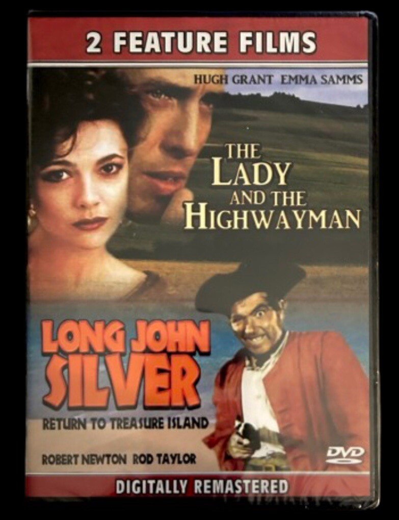 The Lady and the Highway Man & Long John Silver (DVD) 80 min Total NR • Sealed