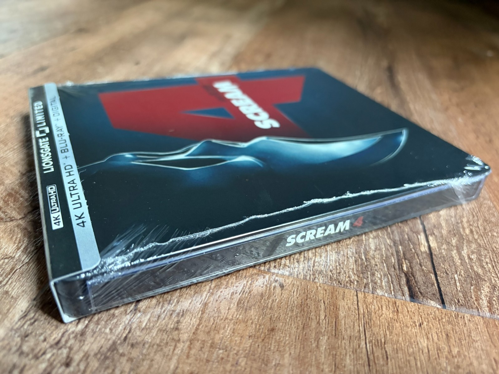 Scream 4 w. Steelbook (4K UHD + Blu-ray + Digital, 2011, Region Free) *NEW*
