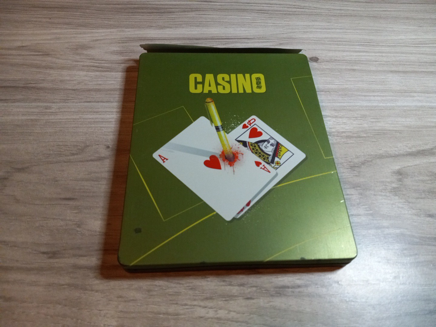 Casino Limited Edition Steelbook Blu-Ray Used Cleaned Disc Free Shipping FB