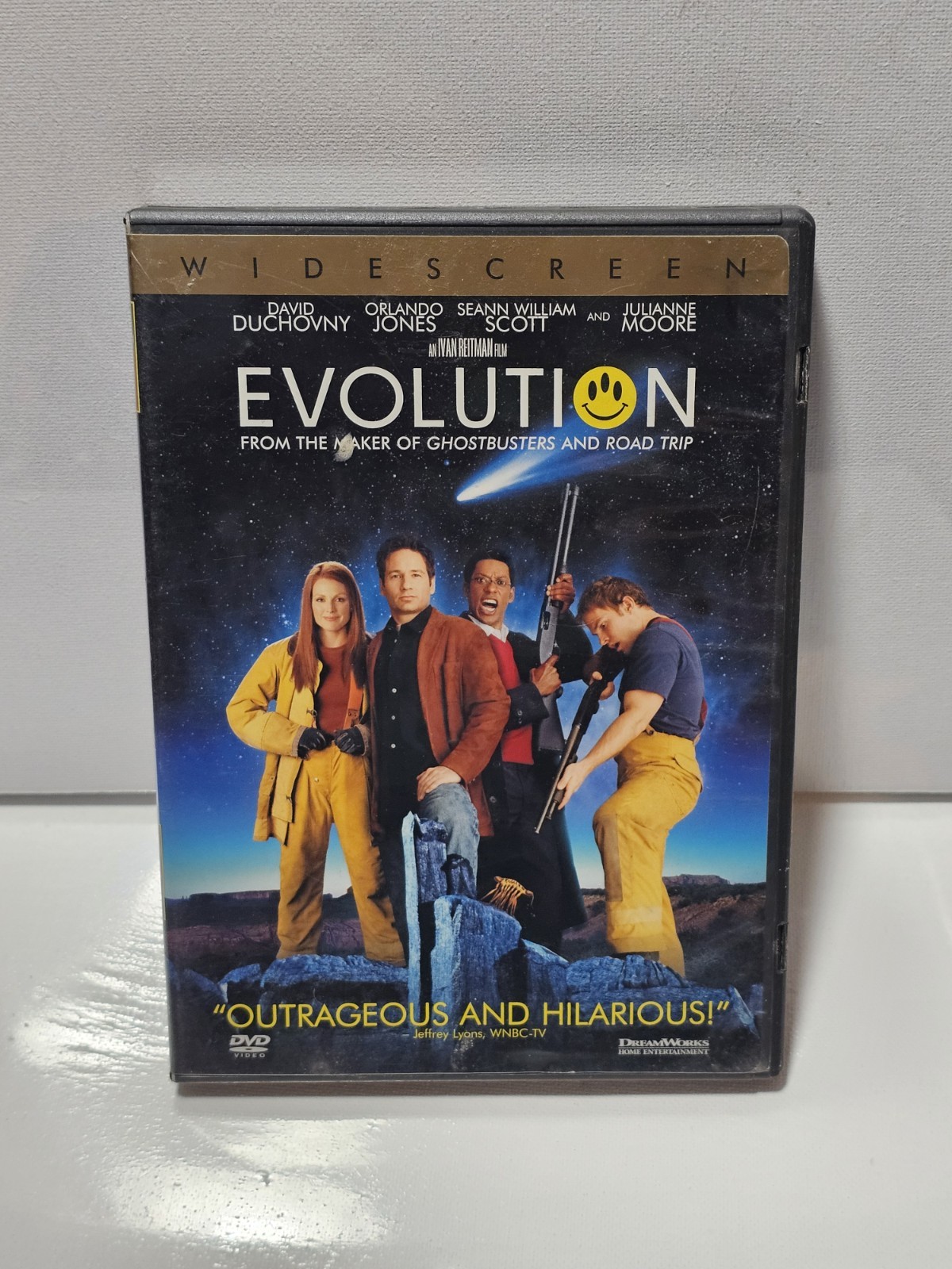 Evolution DVD 2001 Widescreen David Duchovny Ivan Reitman Comedy Sci-Fi