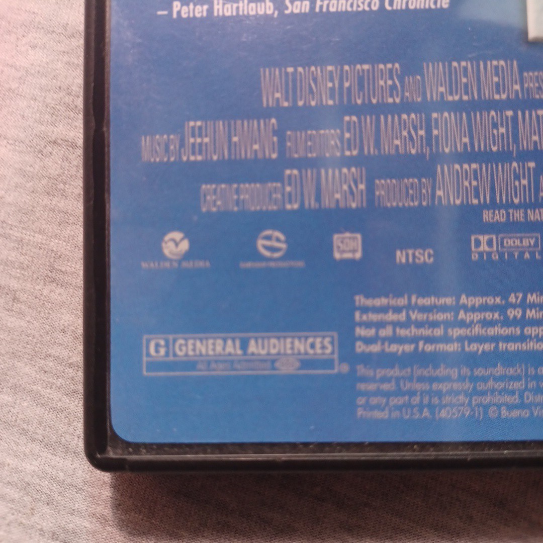 Aliens of the Deep (DVD, 2005) Disney Walden Media James Cameron Steven Quale