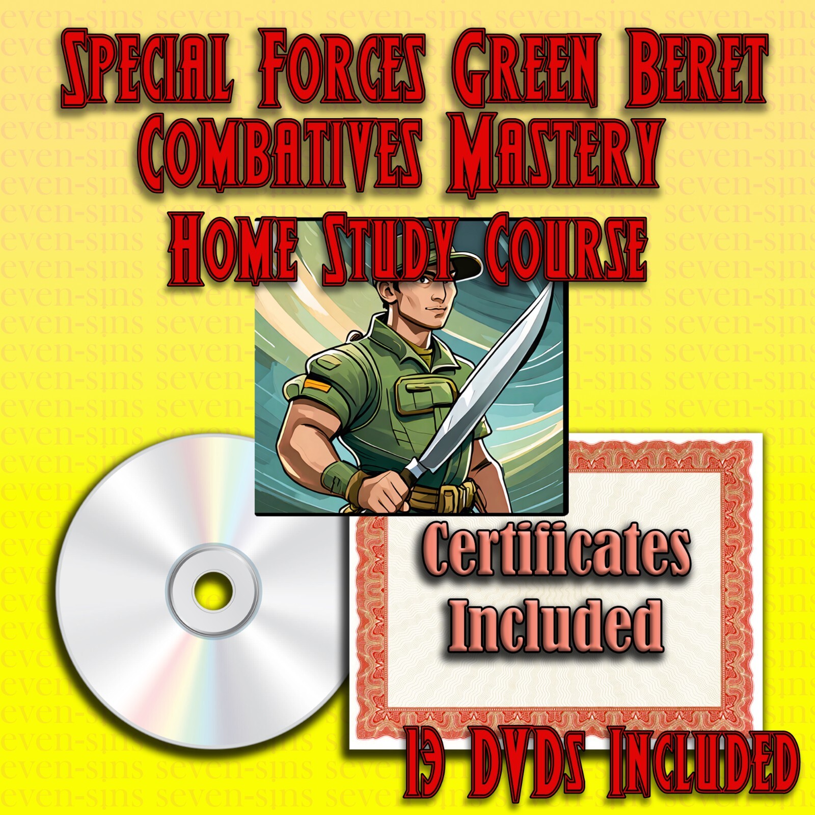 Home Study Course – Special Forces Green Beret Combatives (DVDs + Certificates)