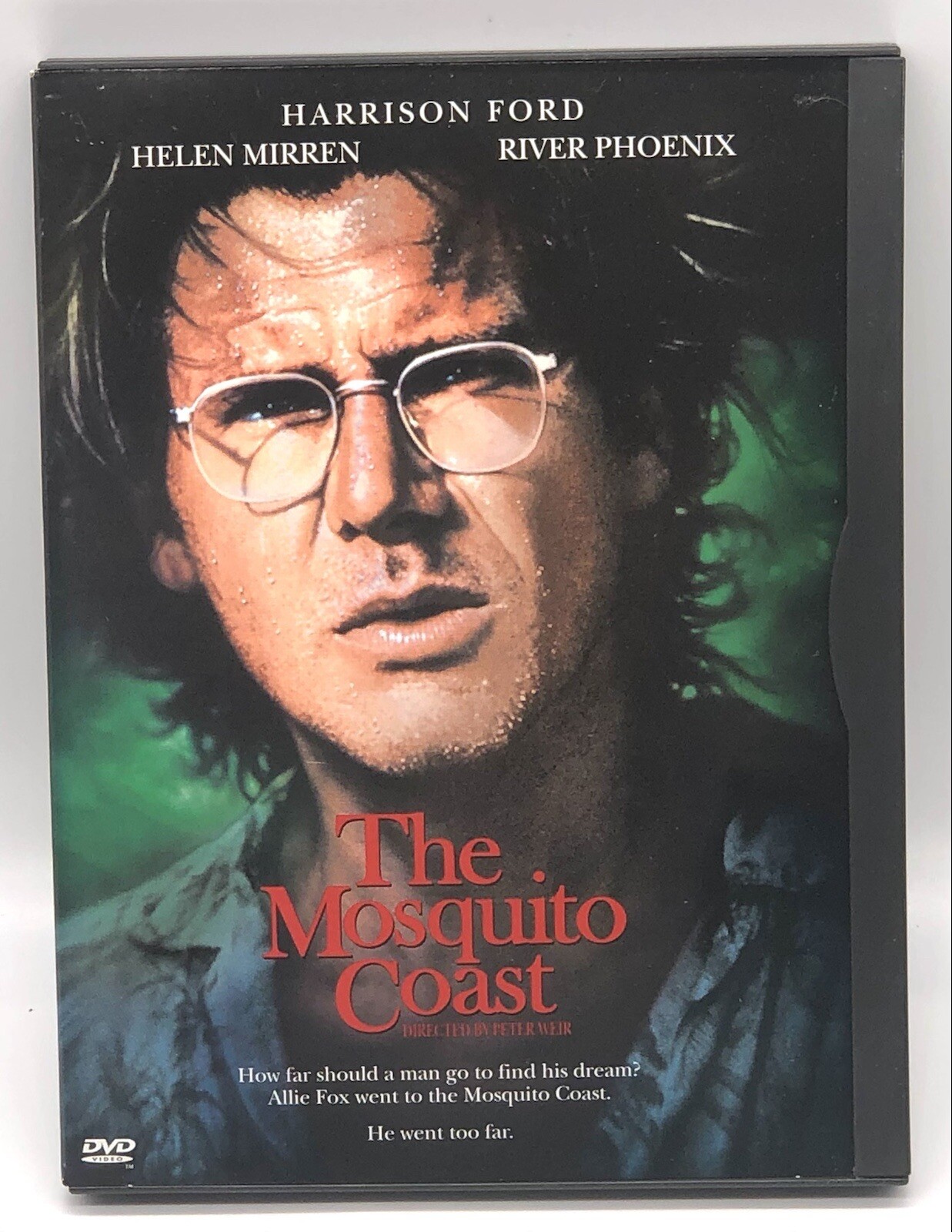 The Mosquito Coast (DVD, 1999) Harrison Ford River Phoenix RARE OOP SNAPCASE