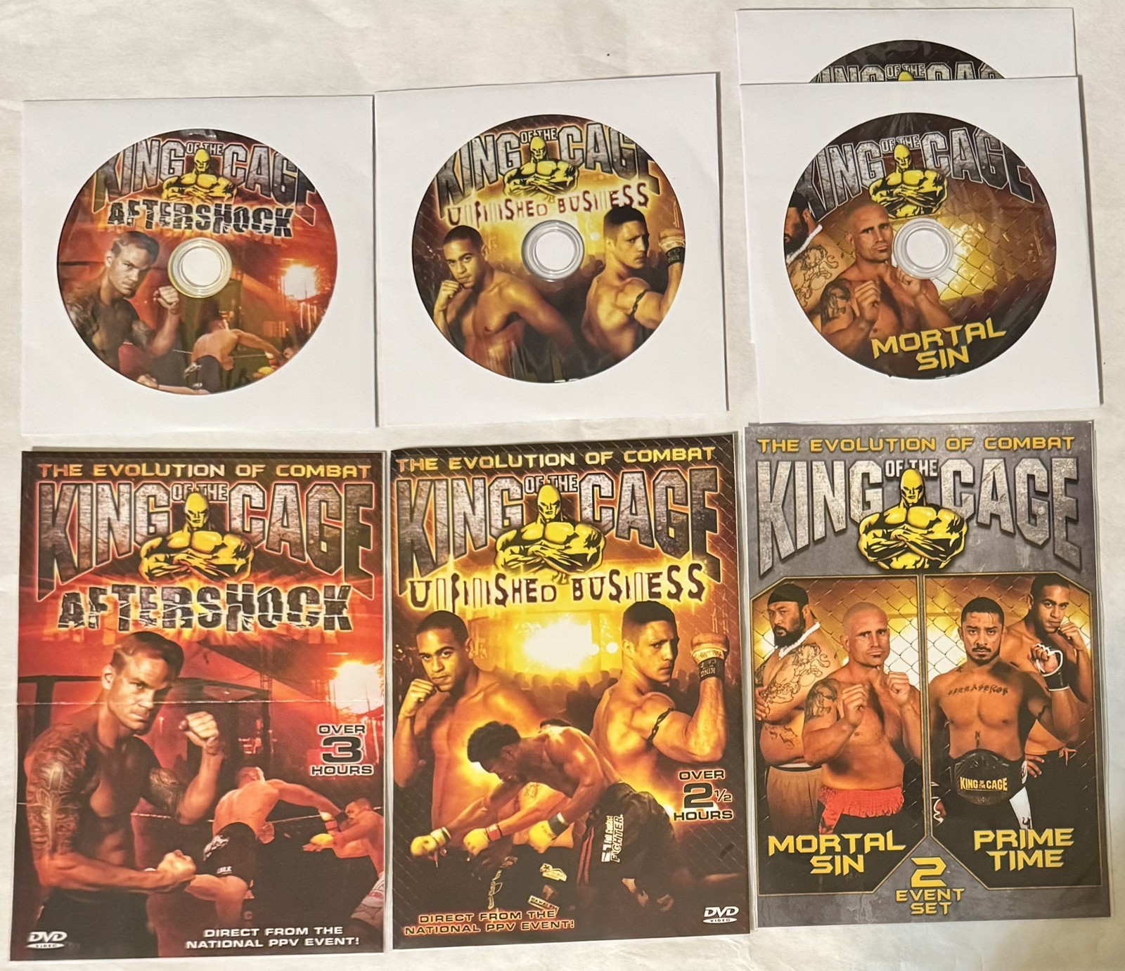 KOTC – King of the Cage: 1994-2008, 26 DVDs, 23 Events, 150+ Fights, 50+ Hours