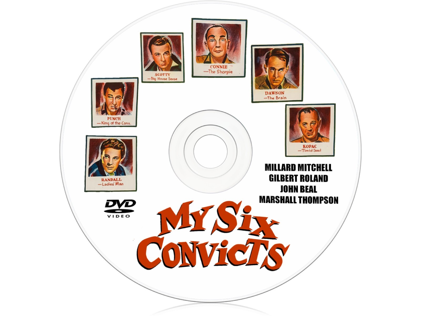My Six Convicts (1952) Comedy, Drama DVD
