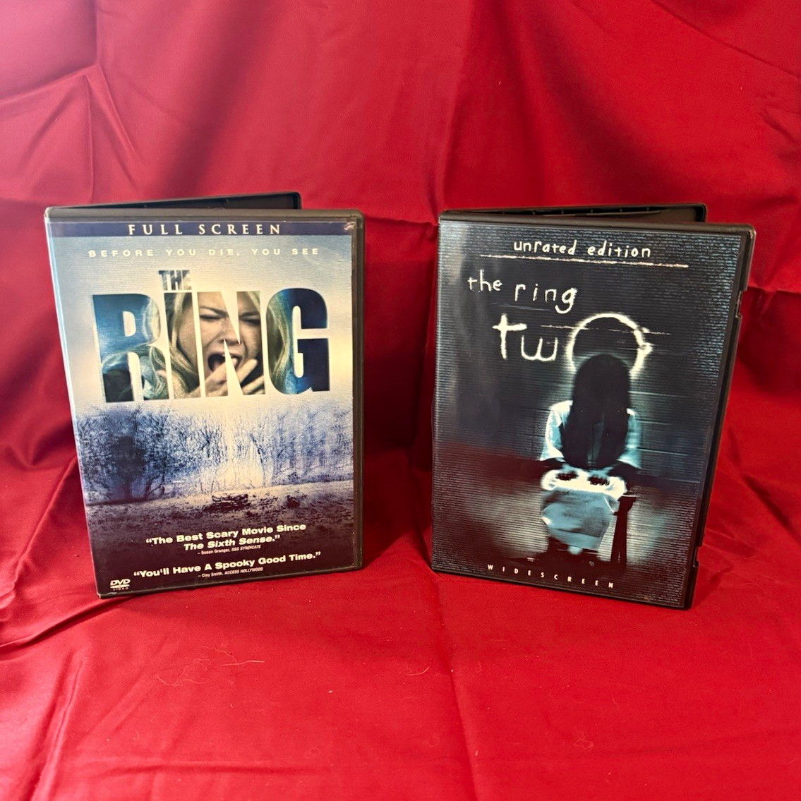 The Ring / The Ring Two DVD Lot Full Screen Unrated Widescreen Horror