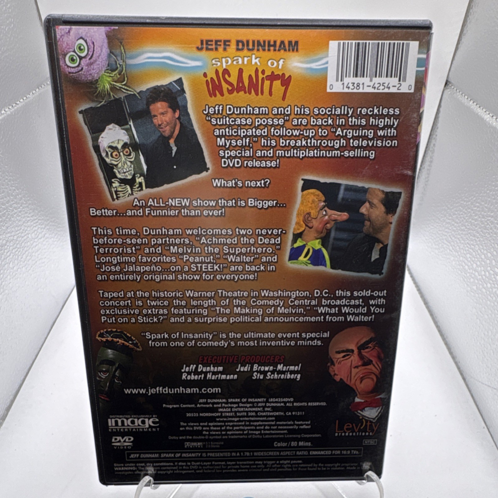 Jeff Dunham: Spark of Insanity DVD Stand-Up Comedy Movie 80 Min