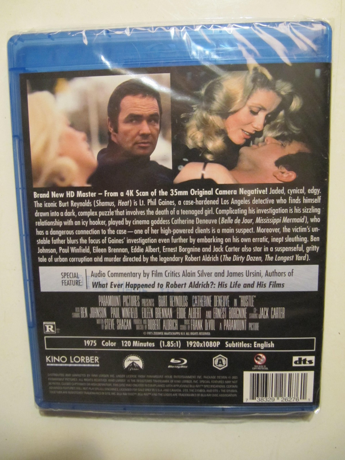[1975] HUSTLE Kino Lorber Blu ray Burt Reynolds Viewed Once
