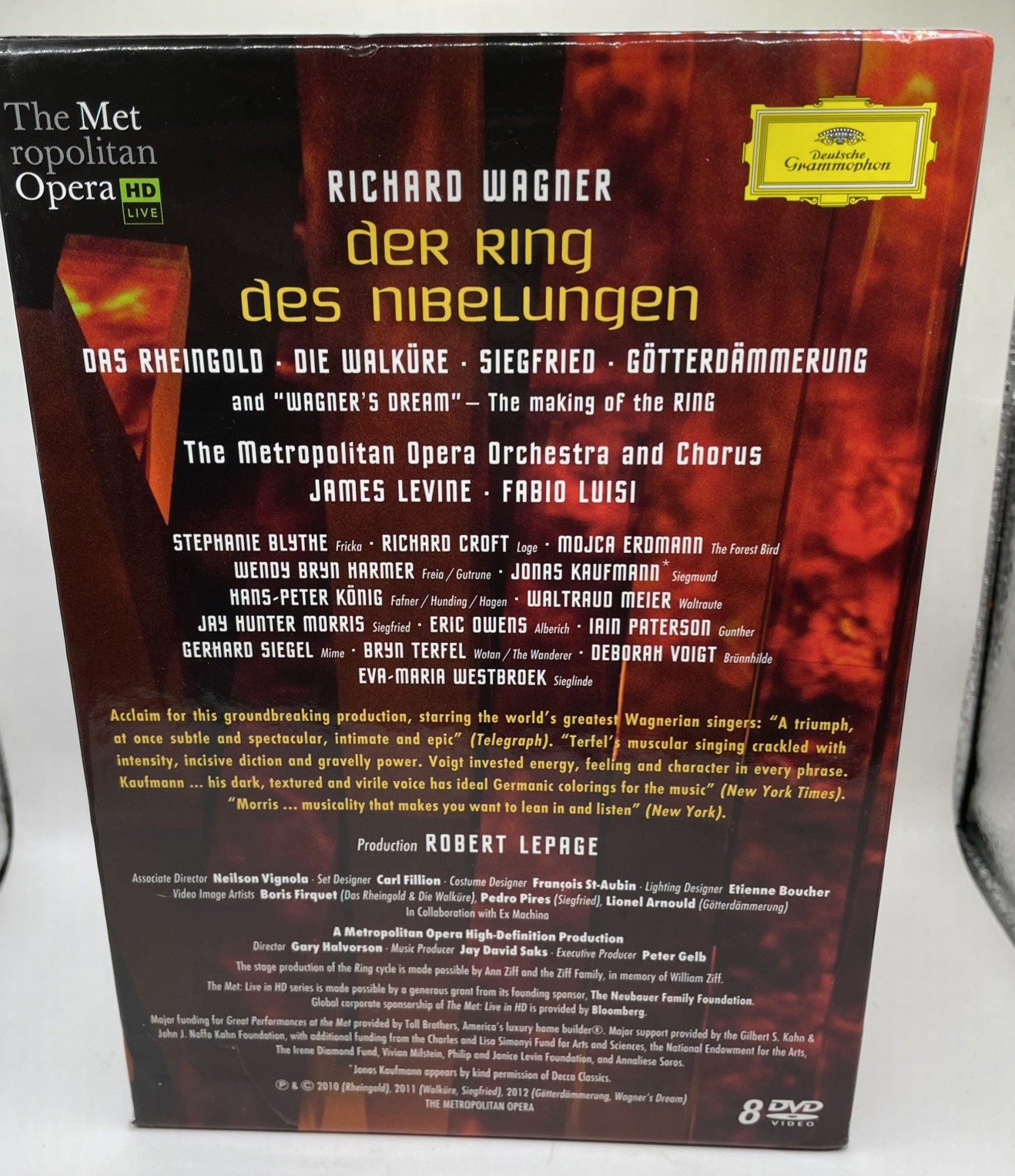 Wagner Der Ring Des Nibelungen and “Wagner’s Dream” DVD Box Set 2012 Nice Cond.