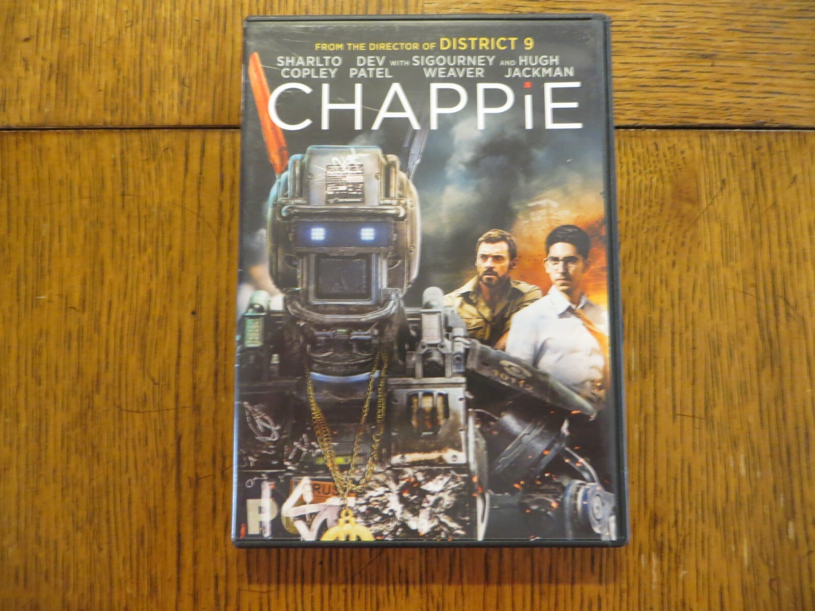 Chappie – Sharlto Copley, Dev Patel, Hugh Jackman – 2015 Columbia DVD LIKE NEW!!