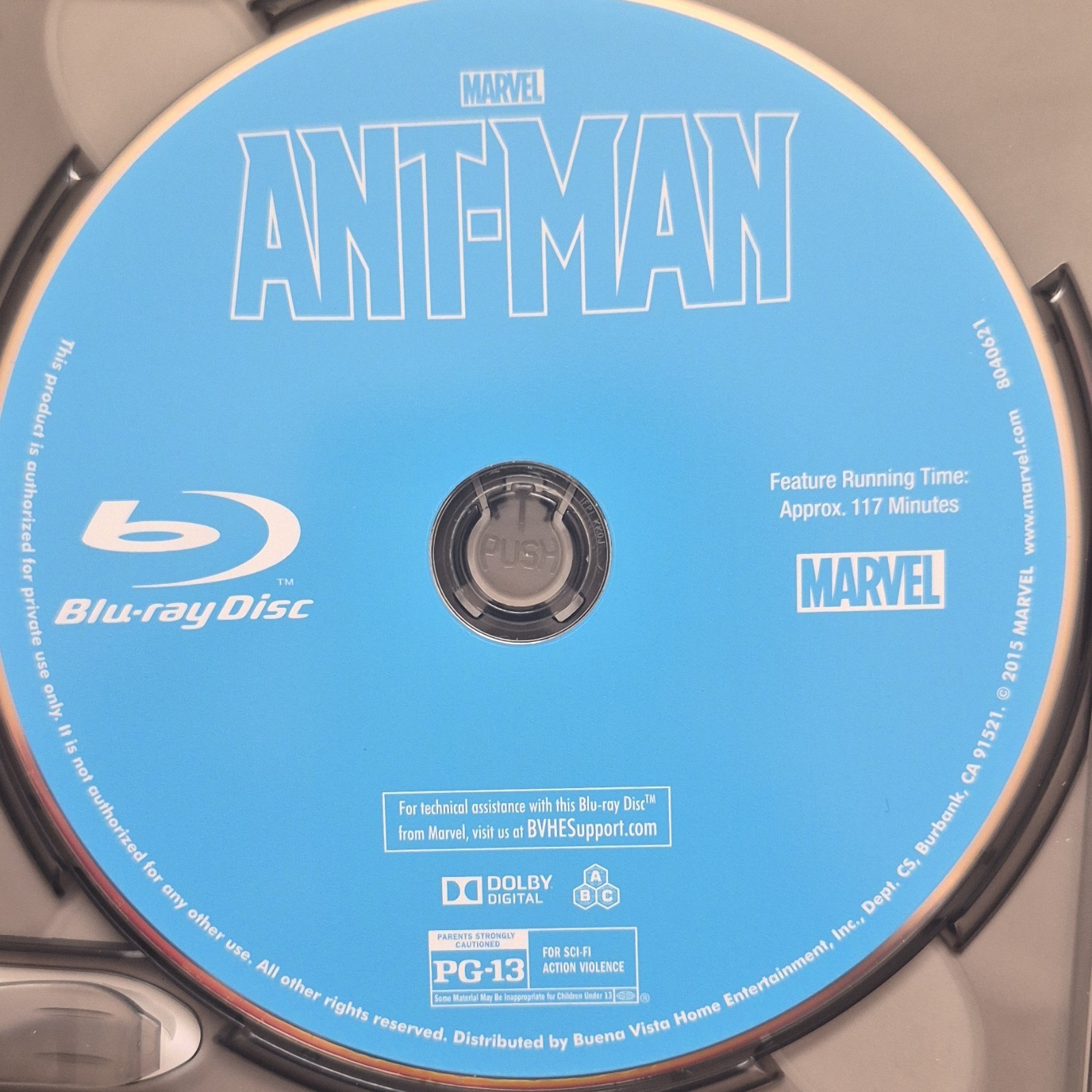 Marvel Ant-Man (2015) Blu-ray 3D w/ Case + Digital Copy PG-13 117 Min
