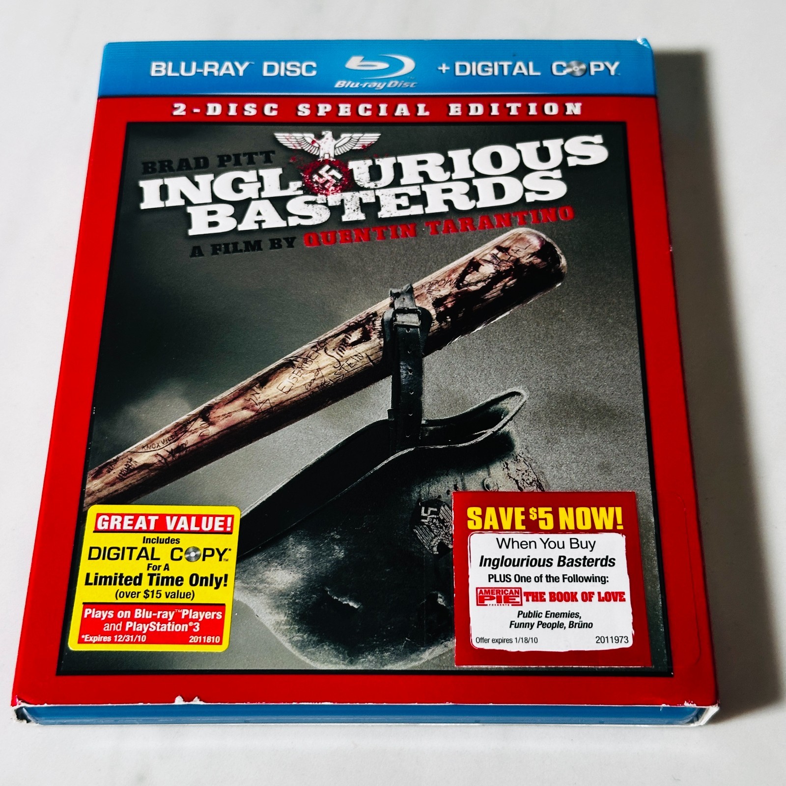 Inglourious Basterds – Blu-ray – Special Edition – Quentin Tarantino Slipcover