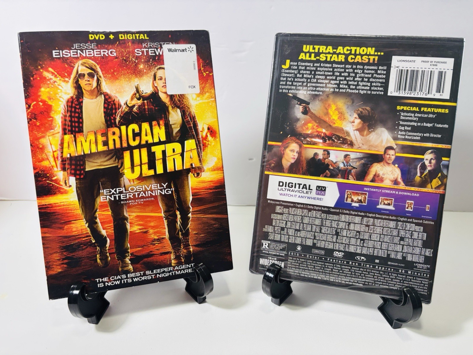 American Ultra (DVD & Digital, 2015) Action Comedy w/Slipcover NEW & SEALED