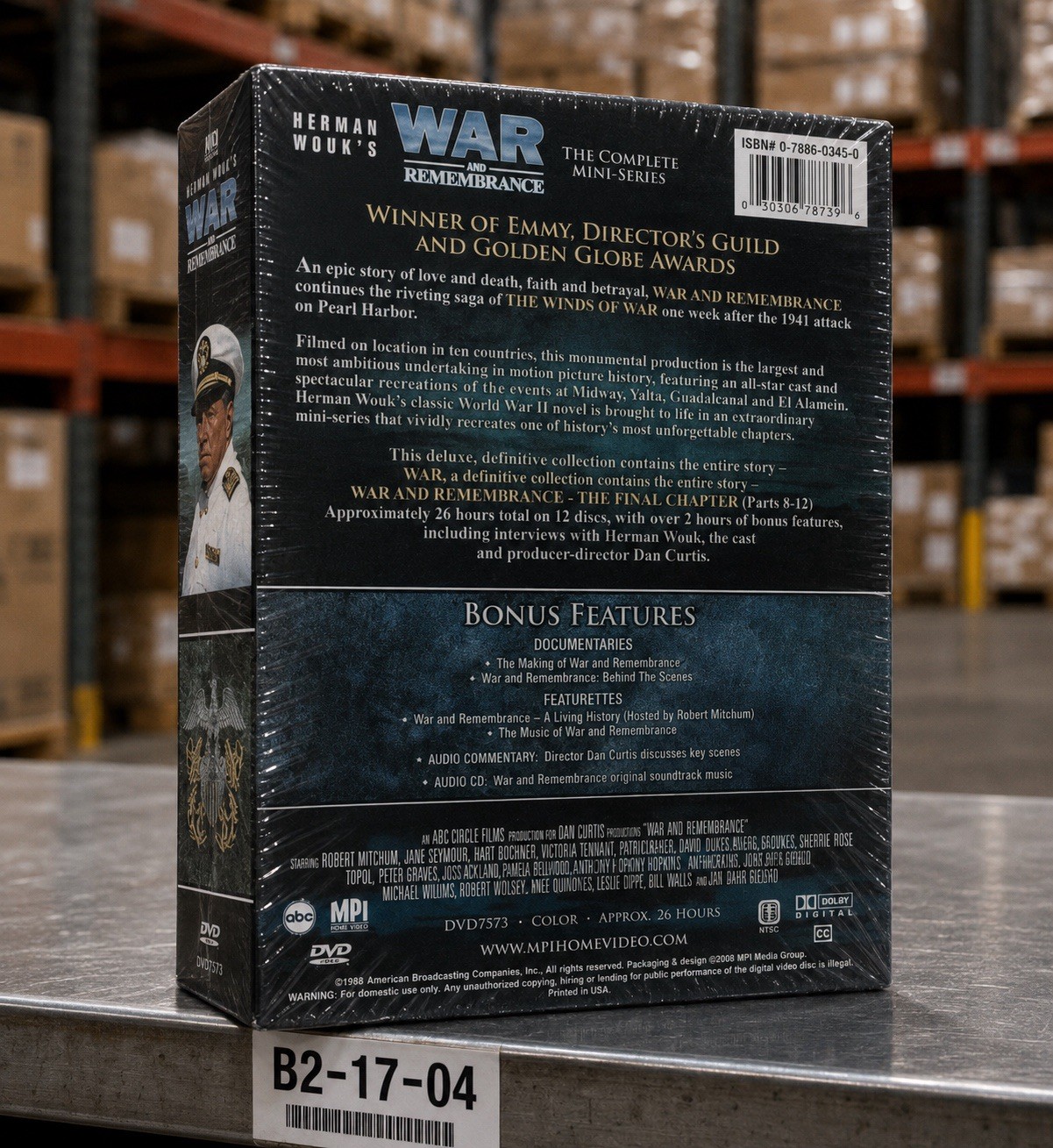 War and Remembrance DVD (13-Discs, Box-Set). The Complete Mini Series. New!