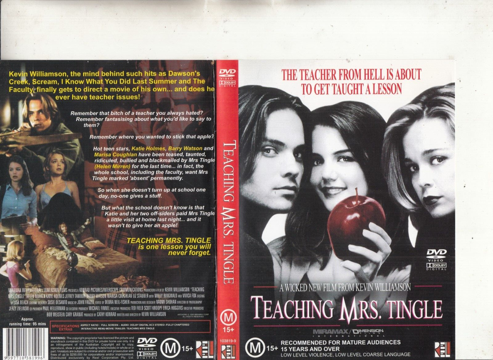 Teaching Mrs Tingle-1999-[Helen Mirren]-Kevin Williamson Film-Movie KWF-DVD
