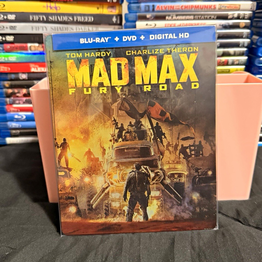 Mad Max: Fury Road Blu-ray + DVD + Digital HD Movie Tom Hardy Charlize Theron
