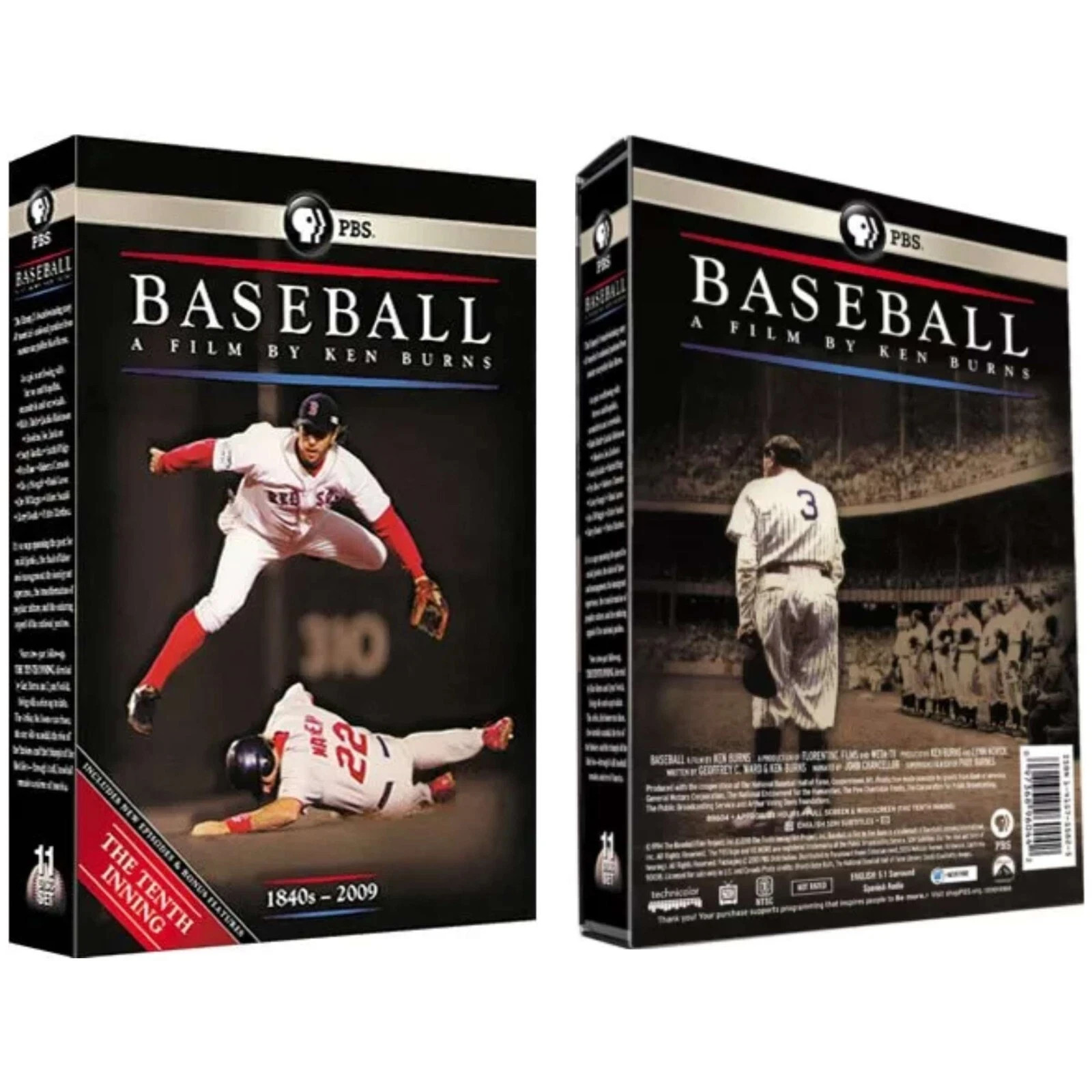 Baseball: A Film by Ken Burns 1840-2009 (DVD, 2012, 11-Disc Set) PBS Documentary