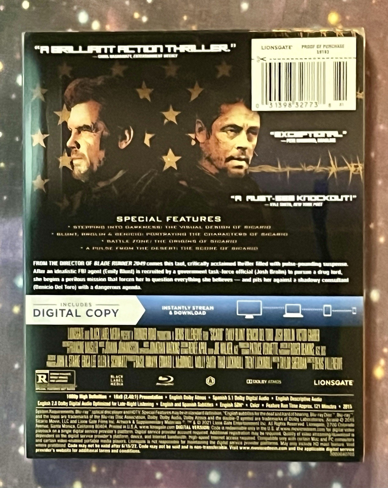 Target Exclusive Sicario 2015 Blu-ray Steelbook Emily Blunt Taylor Sheridan Rare