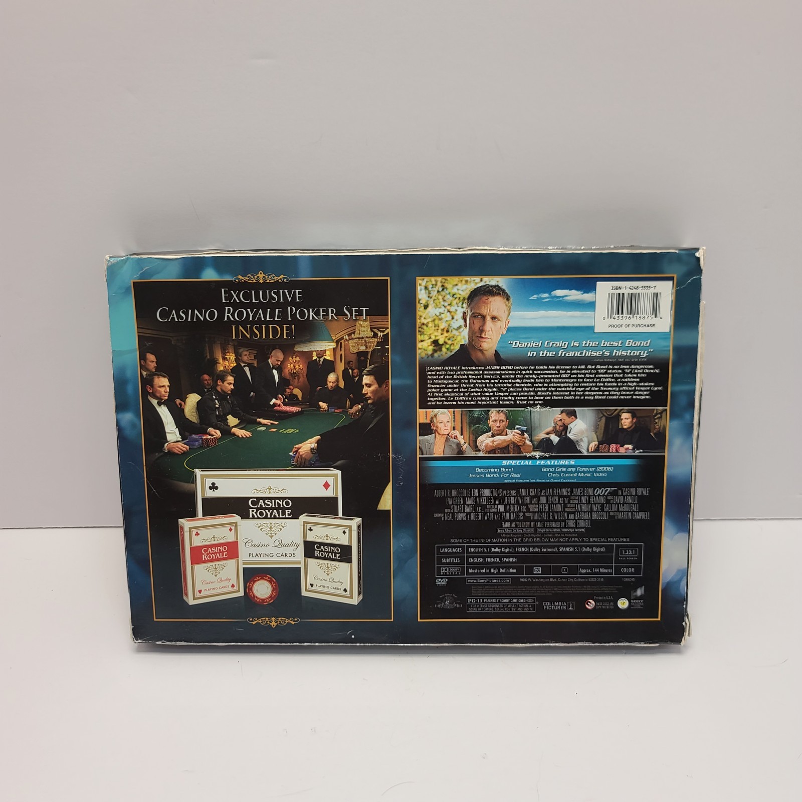 Casino Royale 2 Disc Limited Edition DVD with Casino Royale Poker Set Included