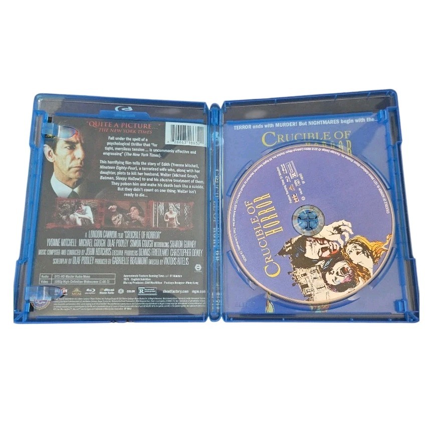 MGM Crucible of Horror (1971) Blu-ray Widescreen Horror R 91min 1.66:1