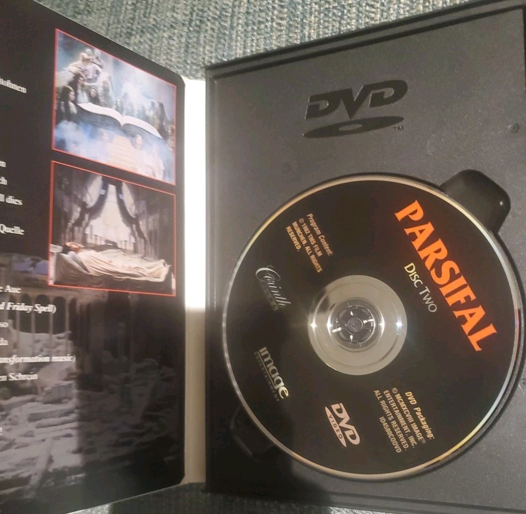 WAGNER’S: PARSIFAL 2 DISC DVD SET WITH SLIP BOX