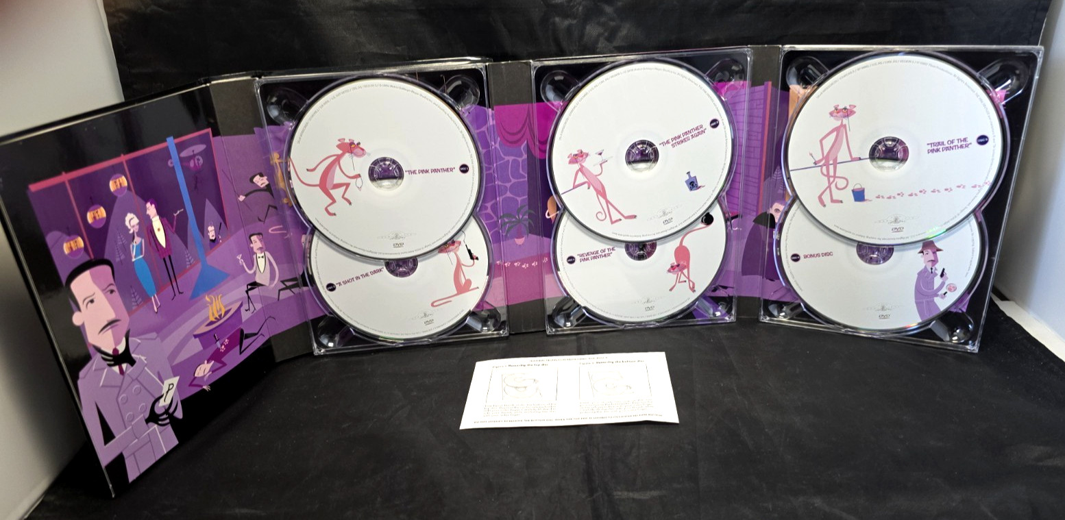 THE PINK PANTHER Film Collection DVD 6-Disc Set 2004 Peter Sellers Blake Edwards