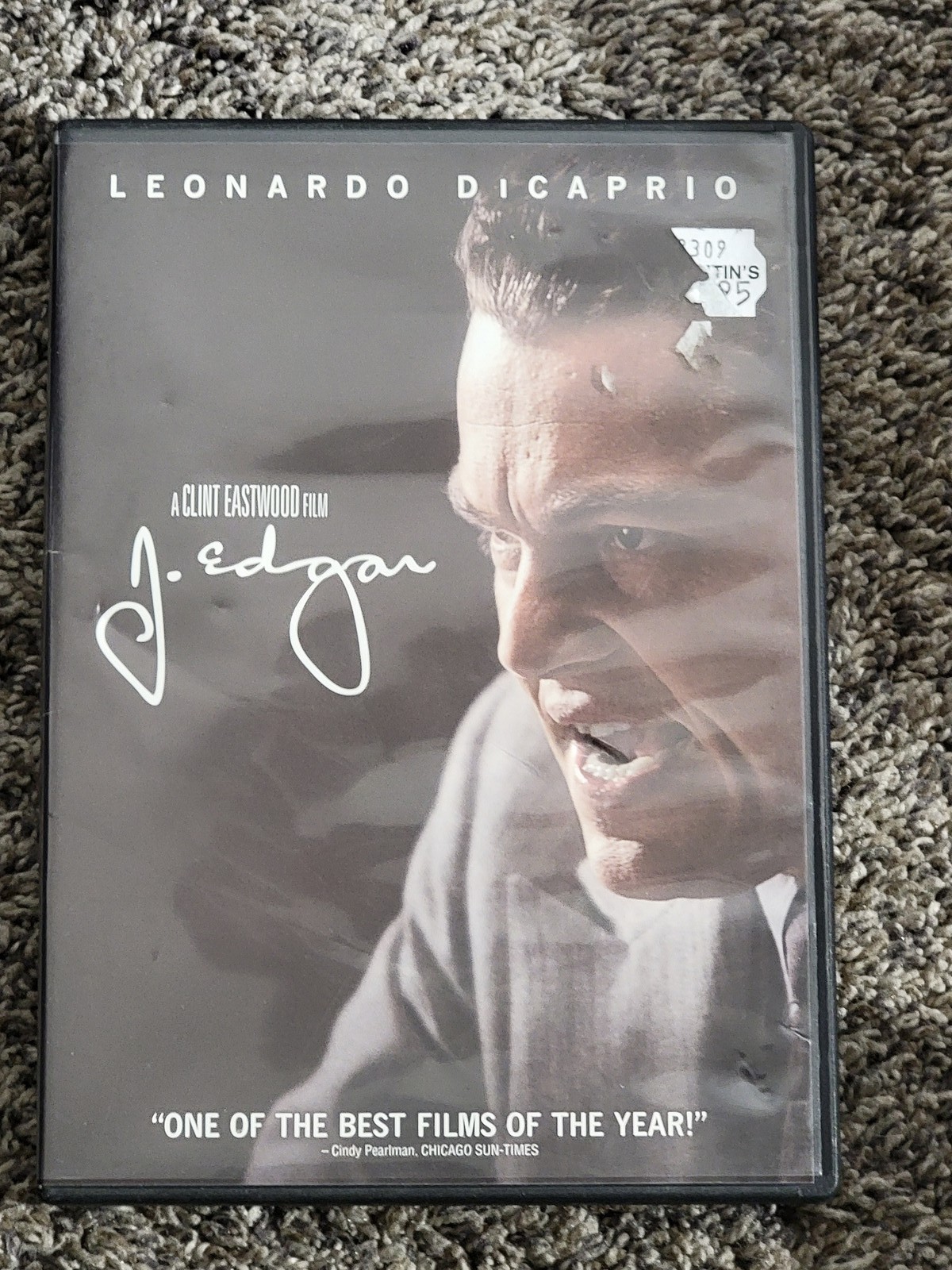 J. Edgar DVD Clint Eastwood Leonardo DiCaprio Biographical Drama