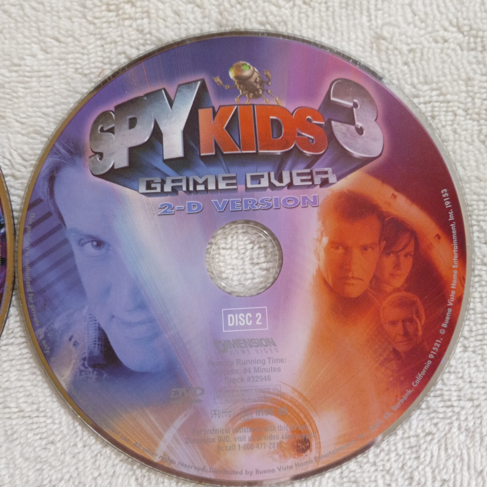 Spy Kids 3: Game Over (DVD, 2004, Incl. 2-D and 3-D Versions, PG, Wide, 84 min.)