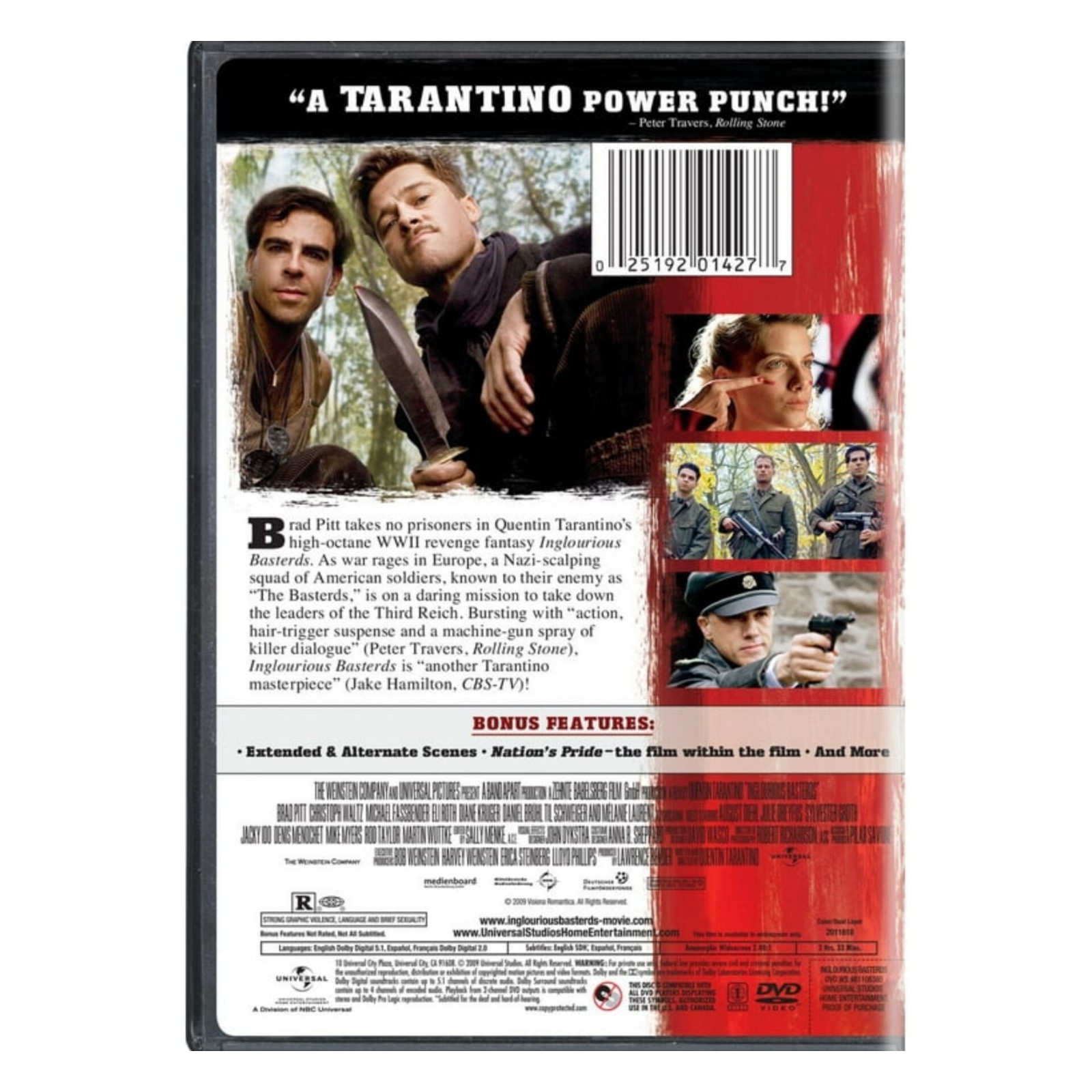 INGLORIOUS BASTERDS (2009) DVD