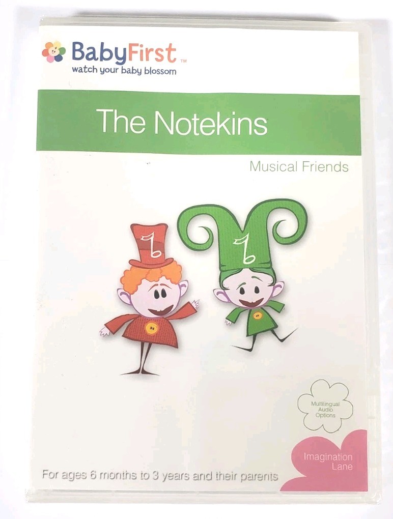 BabyFirst The Notekins (DVD) 2014 Musical Friends 6 Months – 3 yrs NEW Sealed
