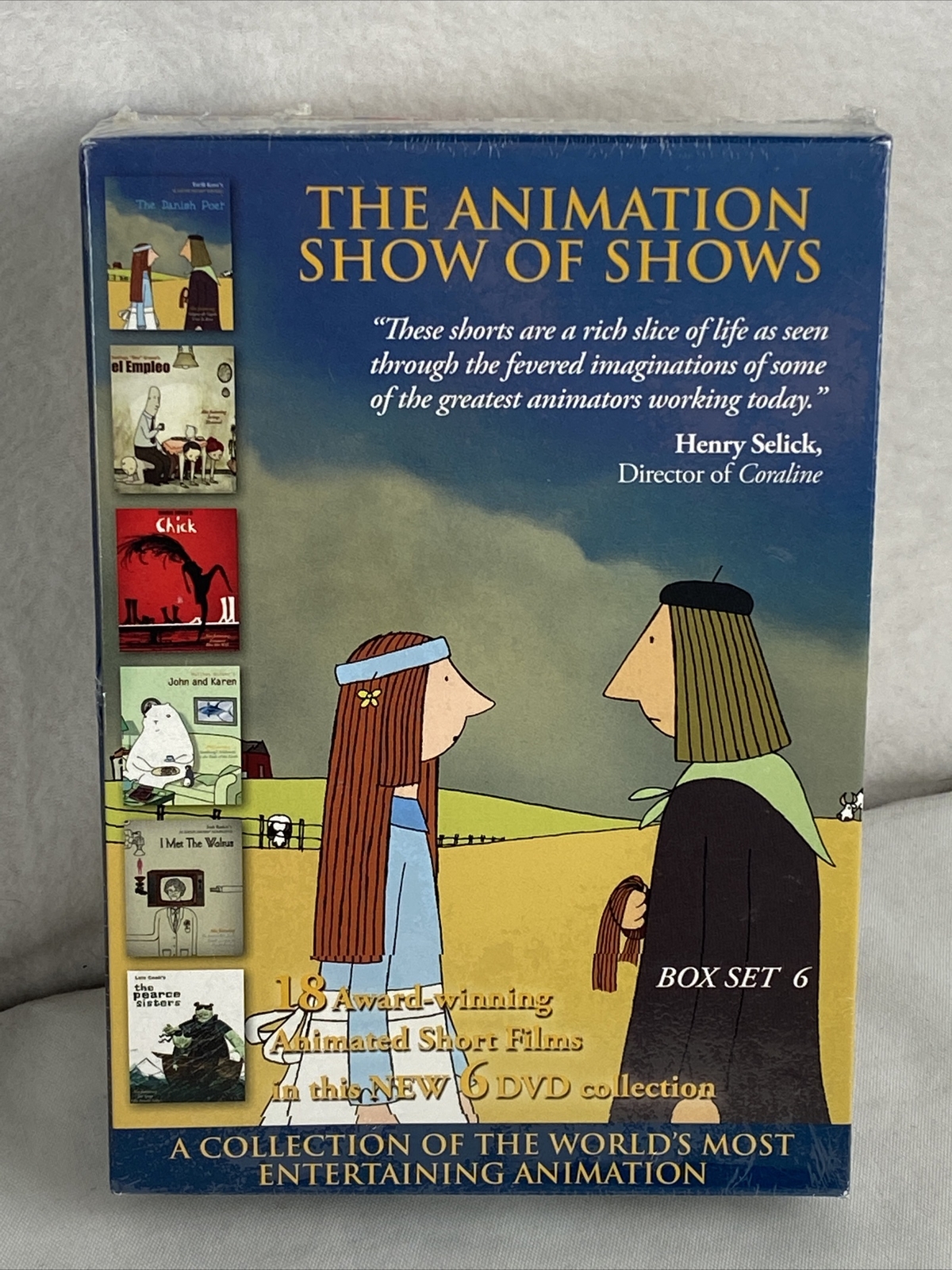 The Animation Show Of Shows Box Set #6 18 Award Winning Short Films 6 DVD Sealed