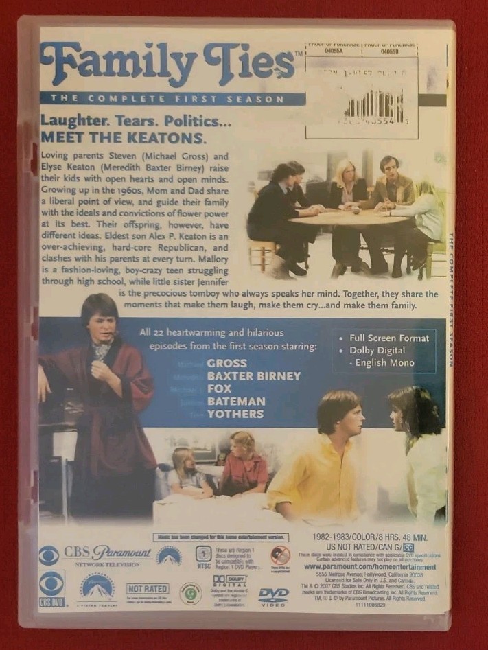 Family Ties: Season 1 2 3 4 5 Michael J. Fox DVD FORMER LIBRARY Justine Bateman