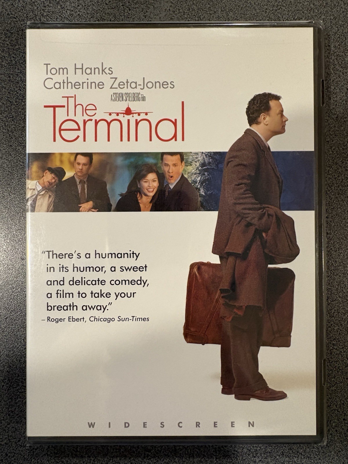 THE TERMINAL DVD Tom Hanks, Catherine Zeta-Jones, Steven Spielberg NEW MINT
