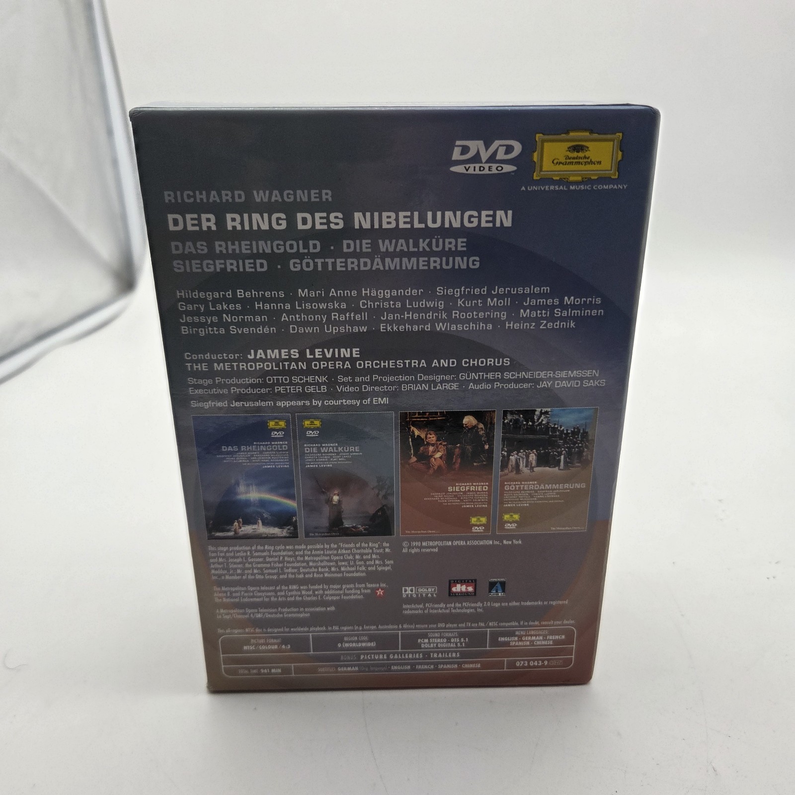Wagner Der Ring des Nibelungen 7 DVD Box Set James Levine Metropolitan Opera DG