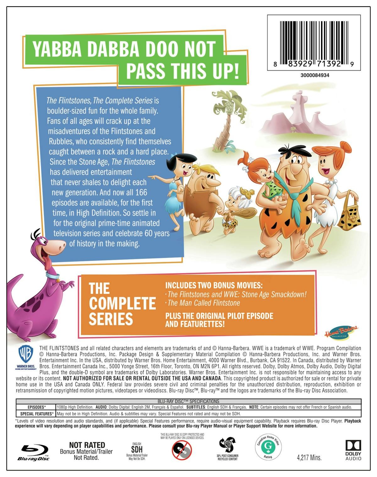 The Flintstones The Complete Series Blu-ray NEW