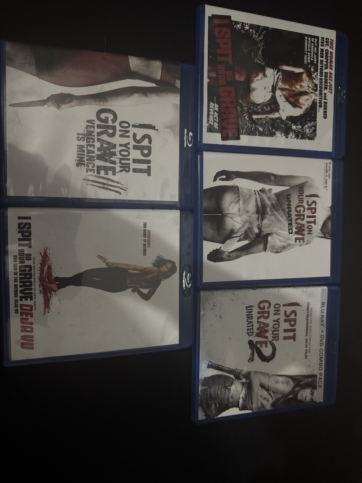 I Spit On Your Grave 5 Film Collection Blu-ray Horror Slasher OOP