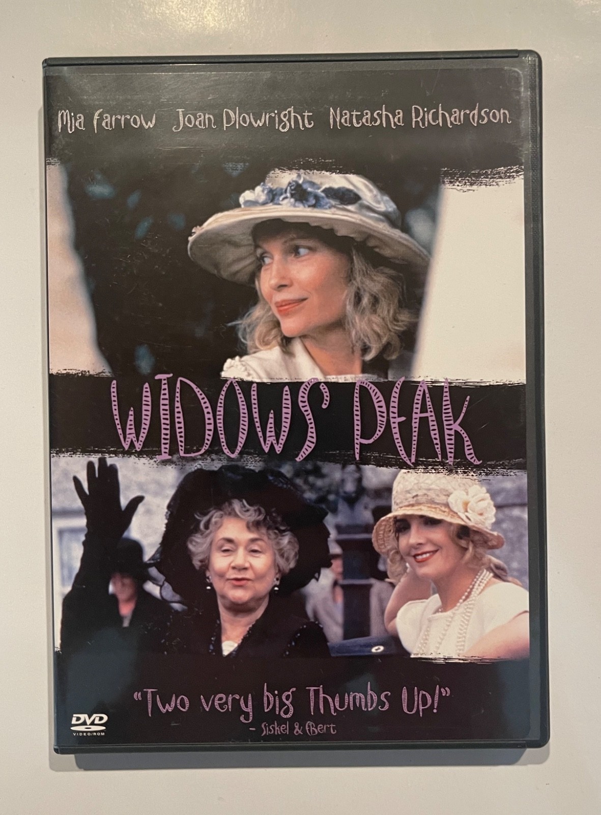 Widows Peak – DVD – Mia Farrow, Joan Plowright, Natasha Richardson *LIKE NEW*