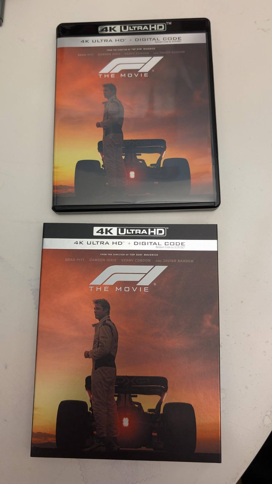 F1 The Movie ( 4k UHD Blu-ray, 2025) w/ Slipcover (Digital Code Included)