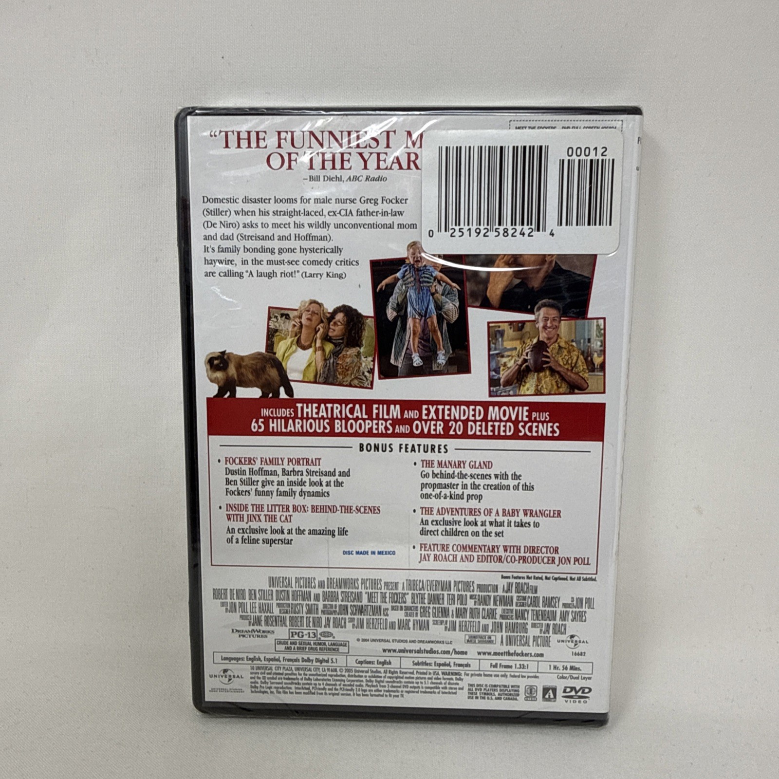 Meet the Fockers (Dvd) FF/Dol Dig 5.1 Sur/Eng/Fre (DVD, 2004)