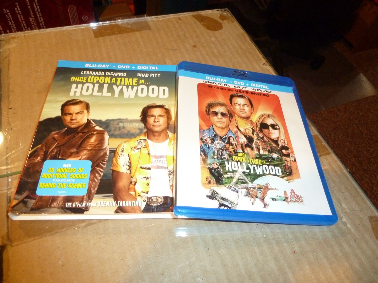 New Once Upon A Time In Hollywood (Blu-ray / DVD, Slipcover