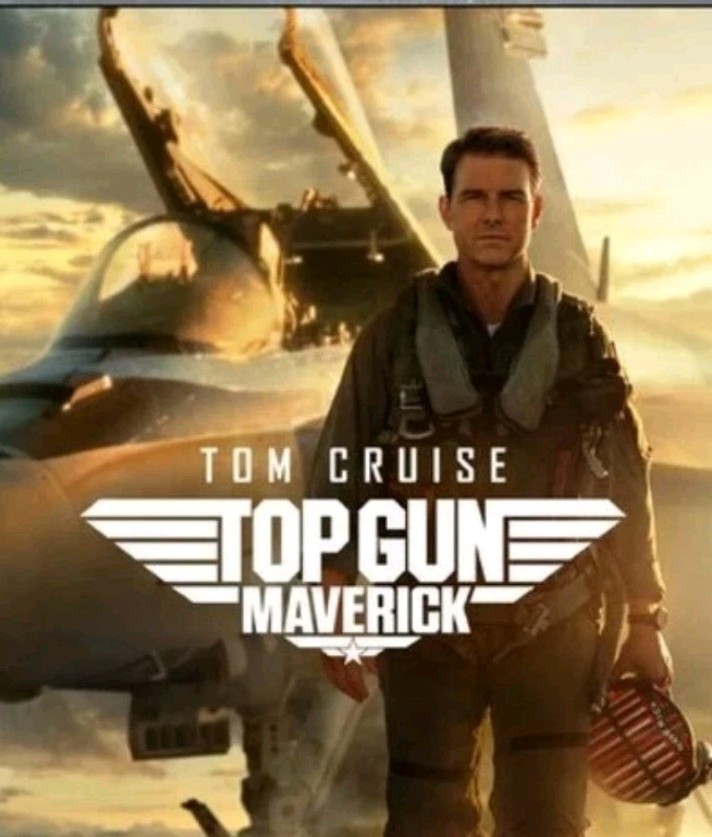 Top Gun: Maverick Blu-ray + Top Gun Blu Ray Lot Excellent Ex Library Tom Cruise