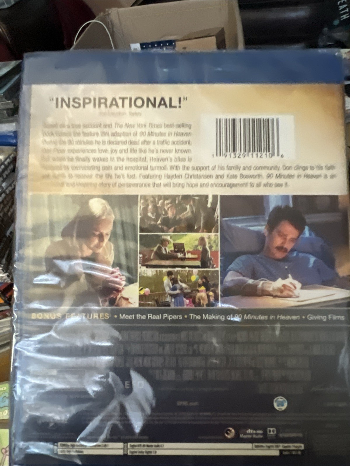 90 Minutes in Heaven (Blu-ray, 2015) Hayden Christensen, Michael Polish
