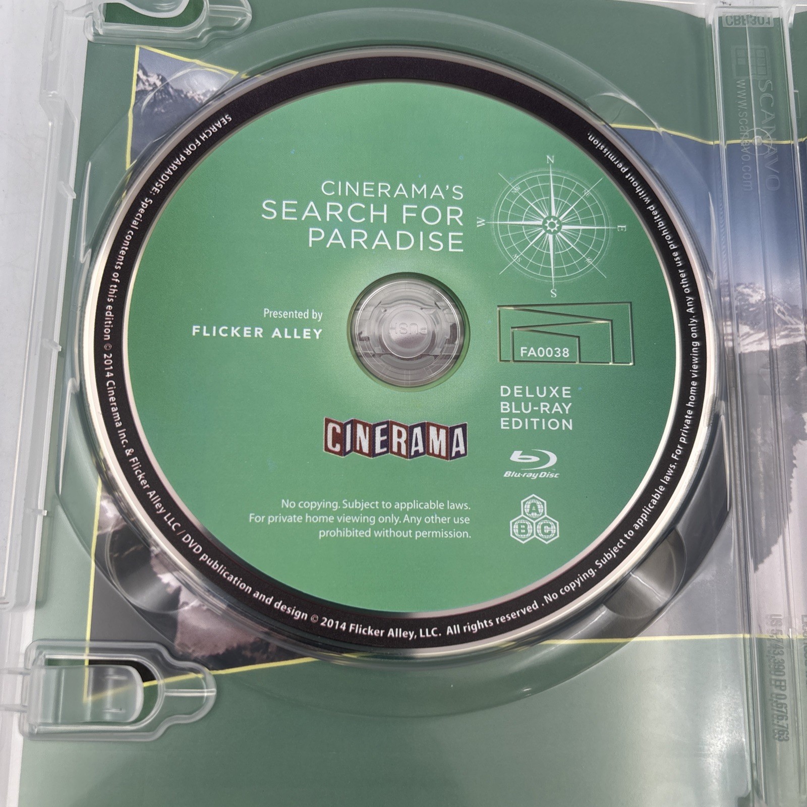 Cinerama Search for Paradise Blu-ray DVD Set 2014 Deluxe Edition Lowell Thomas