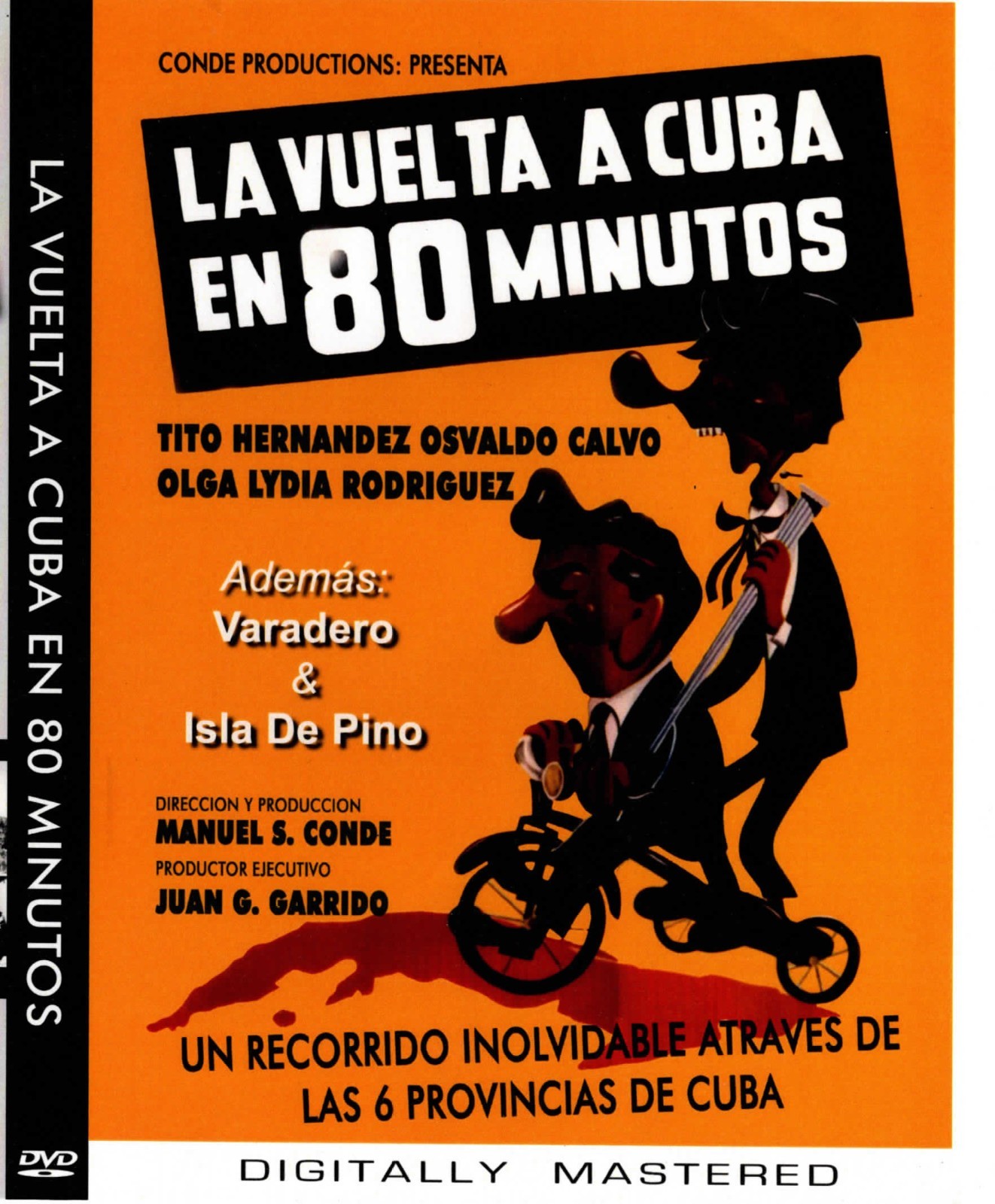 La vuelta Cuba en 80 Minutos DVD restored. Around Cuba in 80 Min. Restored